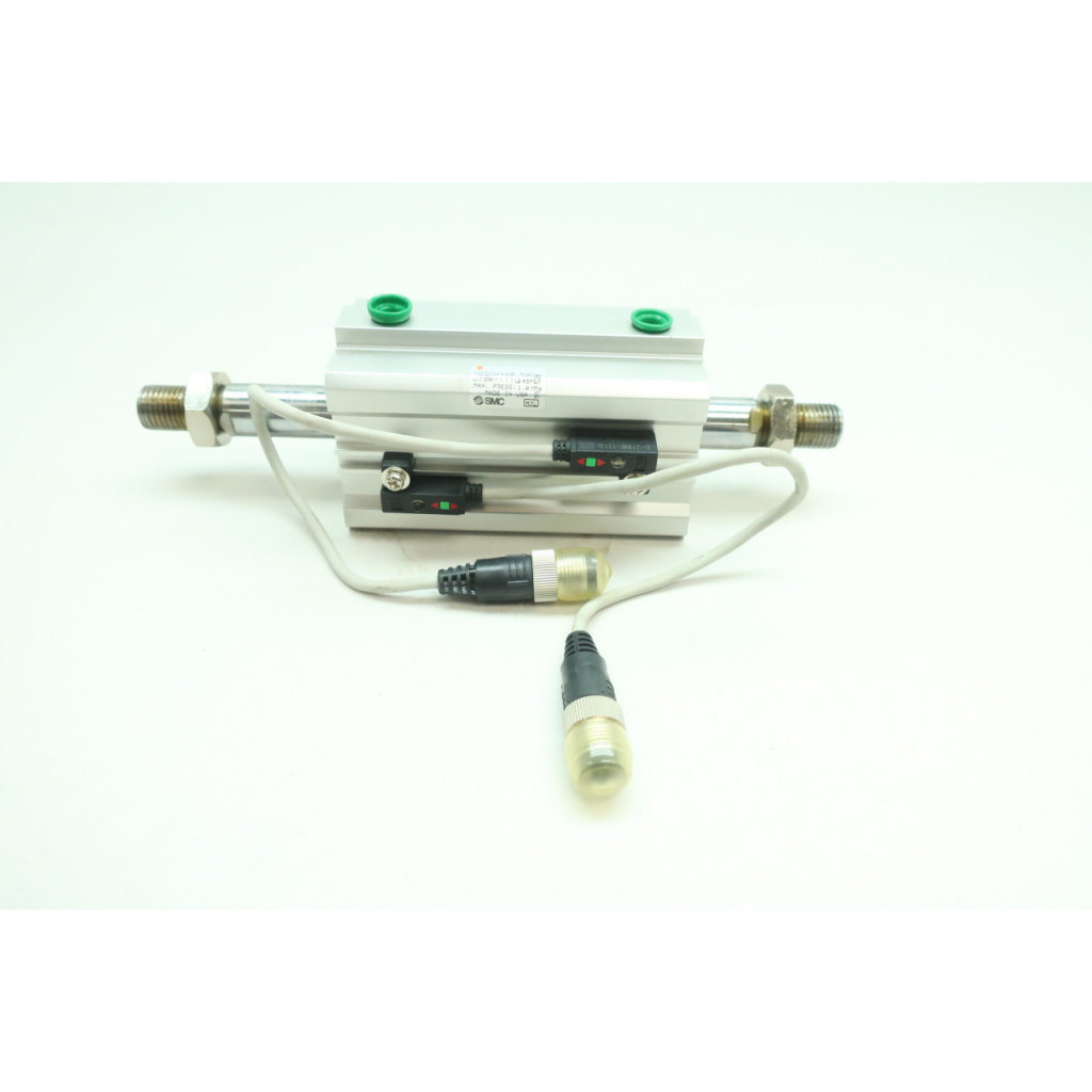 Smc CDQ2WA40-50DM-J79W-111G Double Rod Pneumatic Cylinder 40mm 50mm 145psi