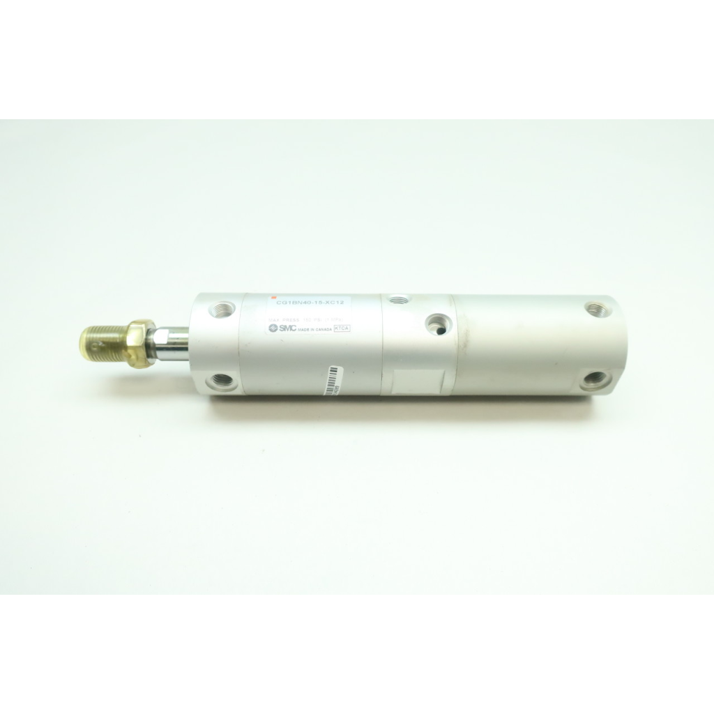 Smc CG1BN40-15-XC12 Double Acting Pneumatic Cylinder 40mm X 15mm 150psi