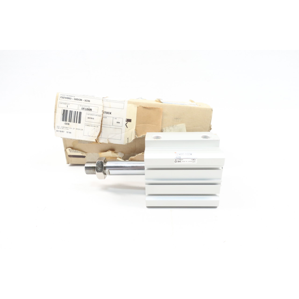 Smc CQ2WB63-50DCM-X235 Double Acting Pneumatic Cylinder 63mm 1/4in 1.0mpa 50mm