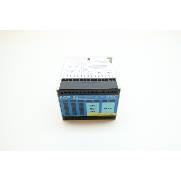 Smc Electrical Products SGF-25 C4310-001D-001 Sensitive Ground Fault Relay