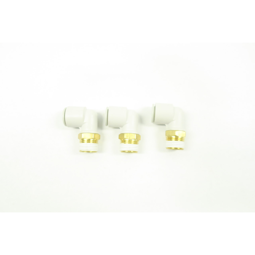 Smc KQ2L12-03AS Bag Of 3 90deg Elbow 12mm Tube R3/8in Pneumatic Fitting