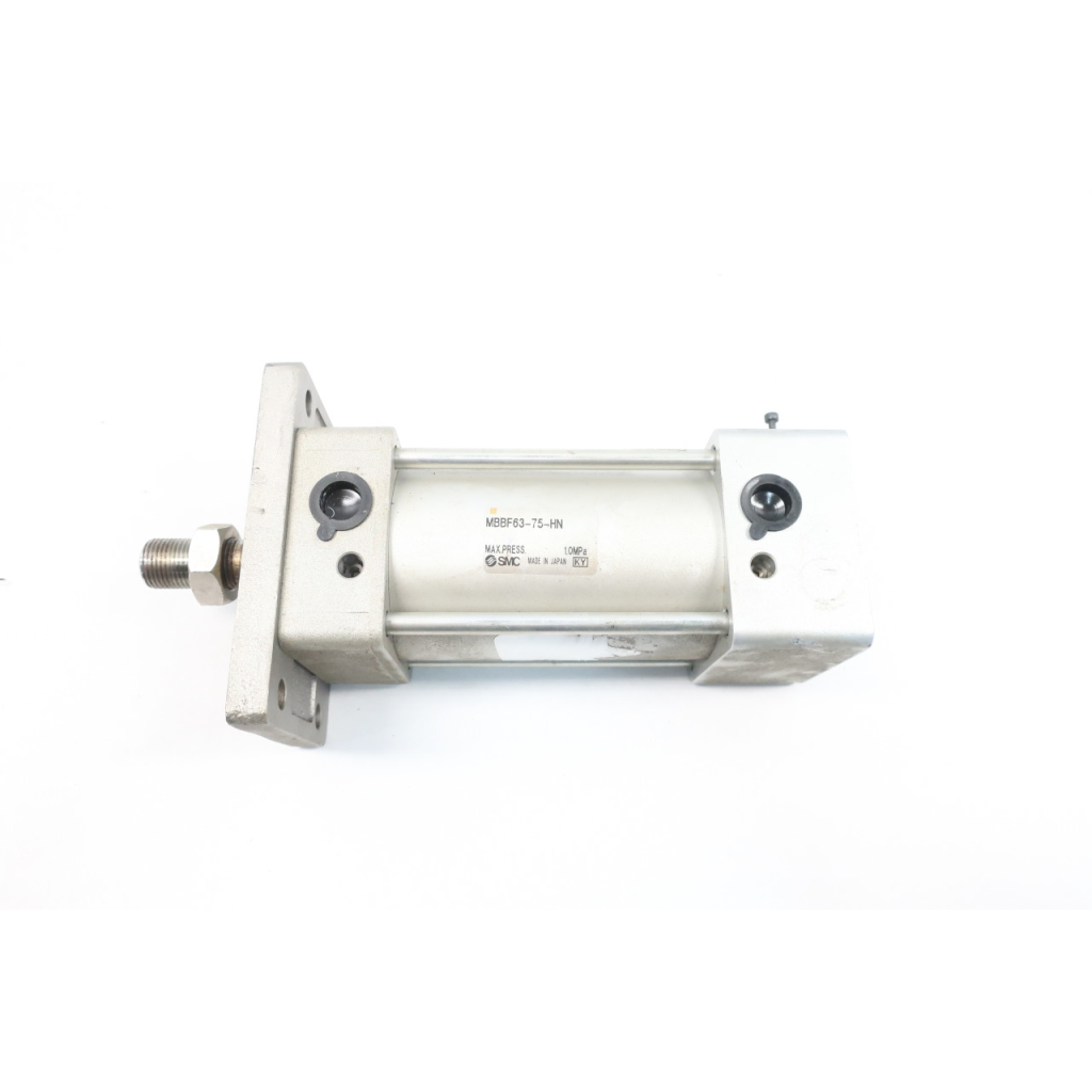 Smc MBBF63-75-HN Double Acting Pneumatic Cylinder 63mm 145psi 75mm
