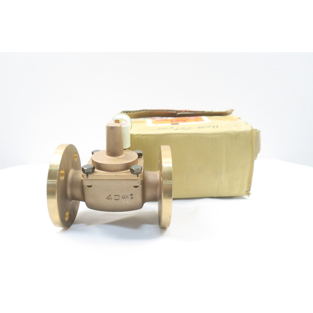 Smc VPS2185-141T Flanged 40mm Bronze Solenoid Valve 100v-ac
