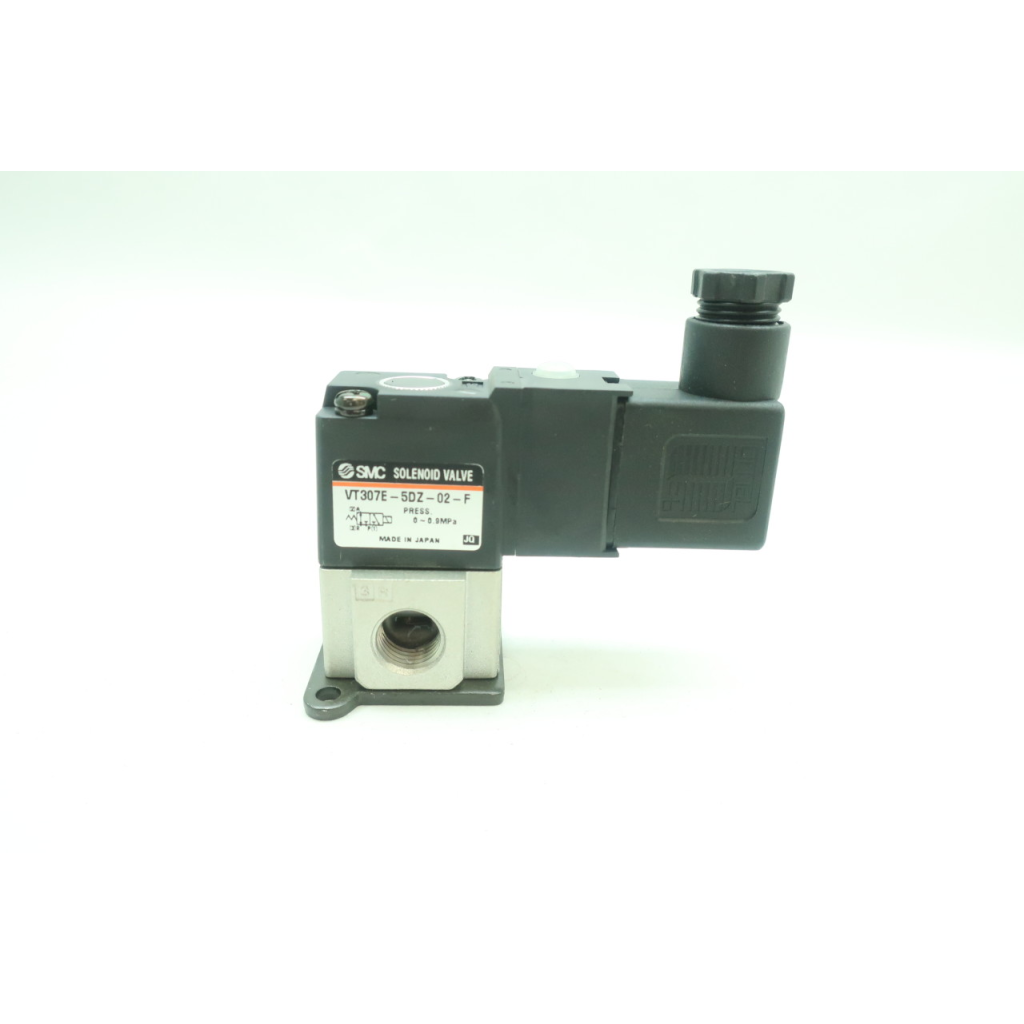 Smc VT307E-5DZ-02-F Solenoid Valve 24v-dc 1/4in Npt