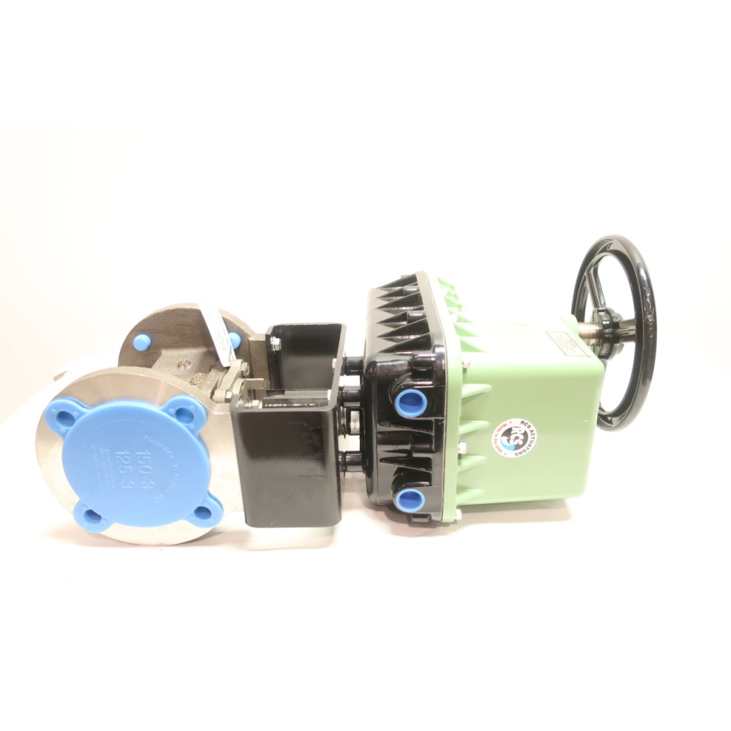 Smg 022LLF3 Chem-plug Electric Stainless Flanged Plug Valve 3in 150