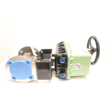 Smg 022LLF3 Chem-plug Electric Stainless Flanged Plug Valve 3in 150