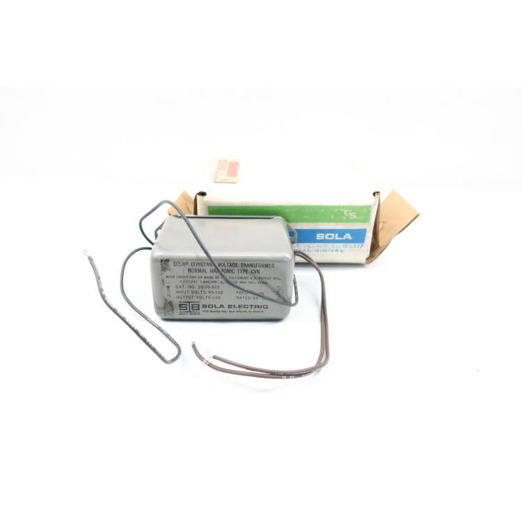 Sola 20-10-015 Voltage Transformer 15va 95-130v-ac 120v-ac