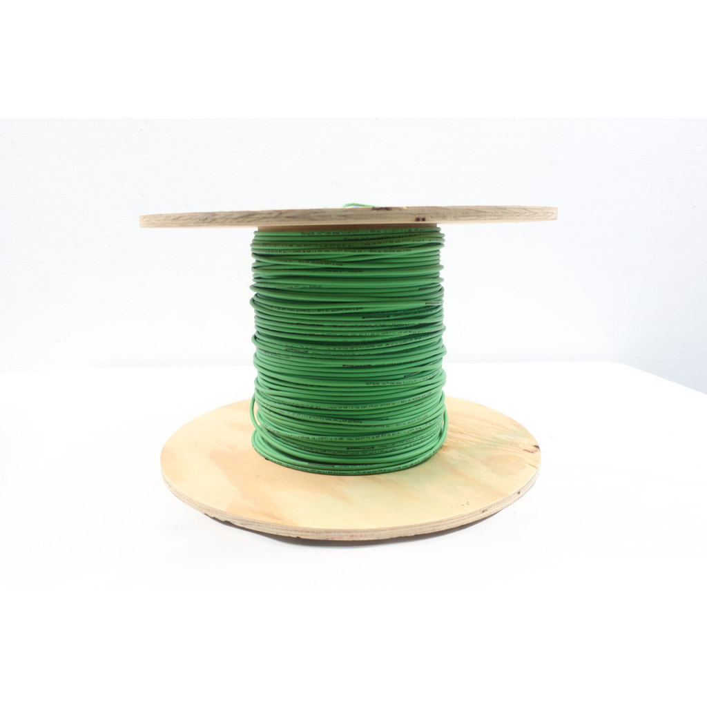Southwire 54424456 3BALU-1201-04 Rhh/ls Telcoflex Green Wire 1c 12awg 500ft 600v