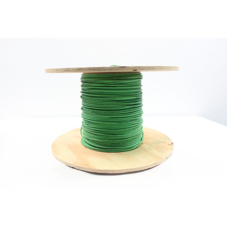Southwire 54424456 3BALU-1201-04 Rhh/ls Telcoflex Green Wire 1c 12awg 500ft 600v