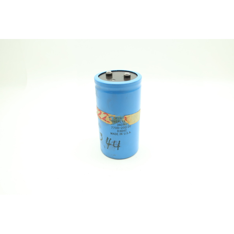 Sprague 36DX Capacitor 7700uf 200v-dc