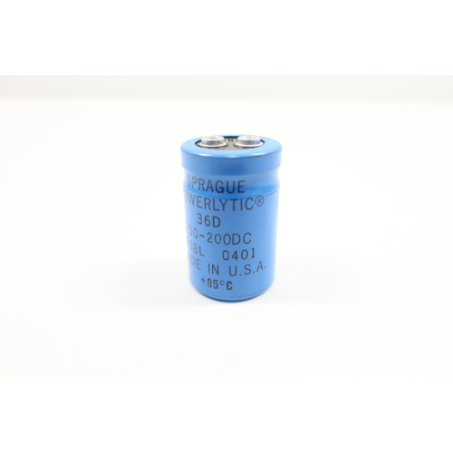Sprague 36D Capacitor 250uf 200v-dc