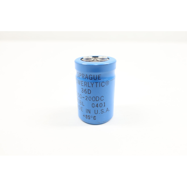 Sprague 36D Capacitor 250uf 200v-dc