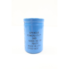 Sprague 36D 6000-50 Powerlytic Capacitor