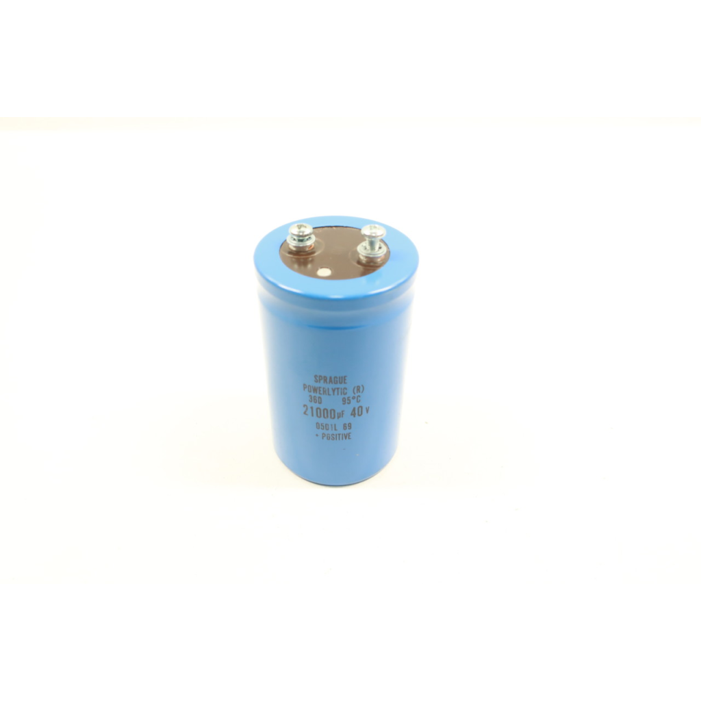 Sprague 0501L 69 Powerlytic Capacitor 21000uf 40v-dc