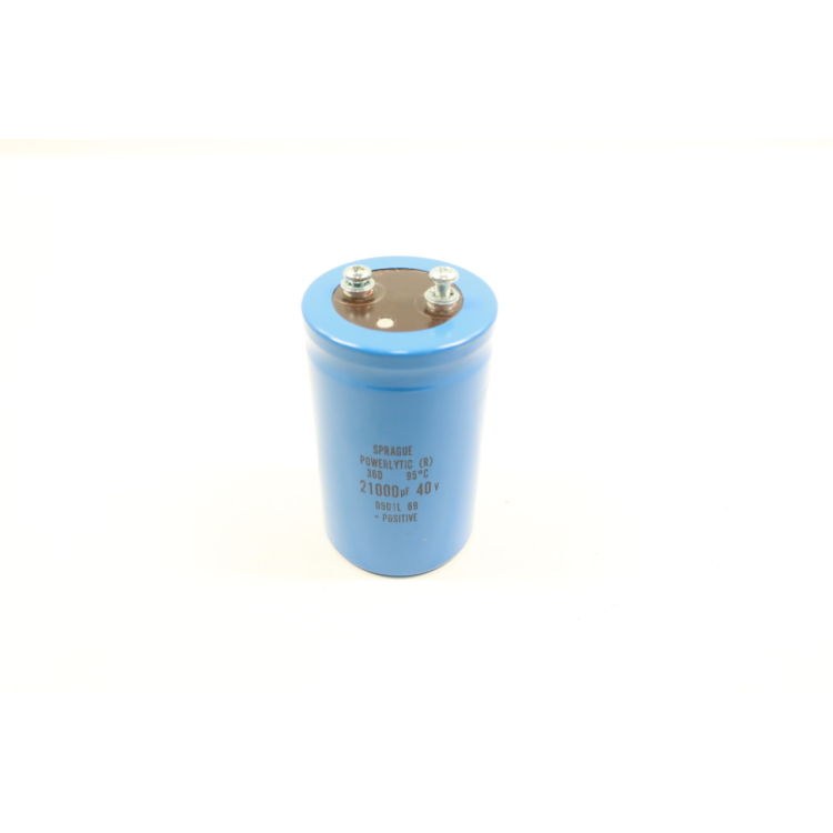 Sprague 0501L 69 Powerlytic Capacitor 21000uf 40v-dc