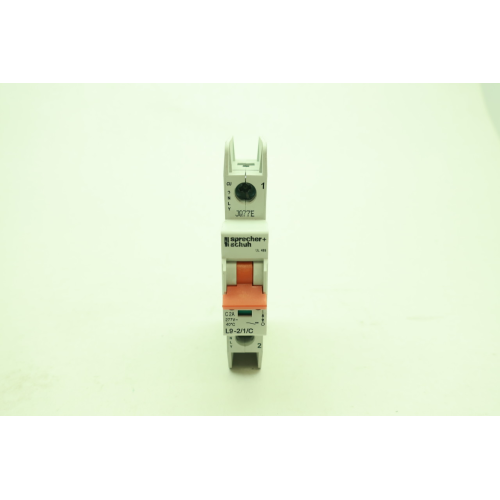 Sprecher+ Schuh L9-2/1/C Circuit Breaker 1p 2a 277v-ac