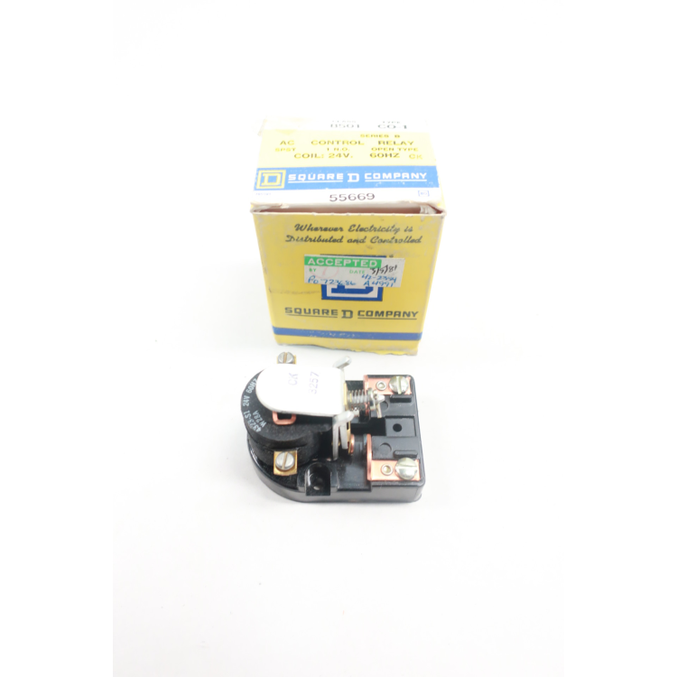 Square D 8501 CO-1 Control Relay 24v-ac
