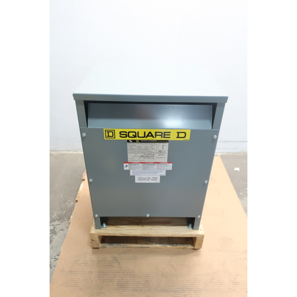 Square D EE30T3H Voltage Transformer 3ph 30kva 480v-ac 120/208v-ac