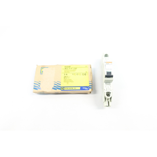 Square D 60204F Multi9 C60 Miniature Circuit Breaker 1p 3a 240v-ac