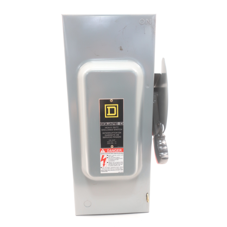 Square D H363 Fusible Disconnect Switch 3p 100a 600v-ac