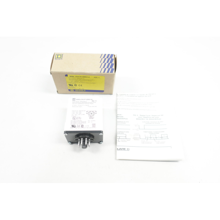 Square D 9050JCK1F1200V14 Electrical Timing Relay 24v-ac