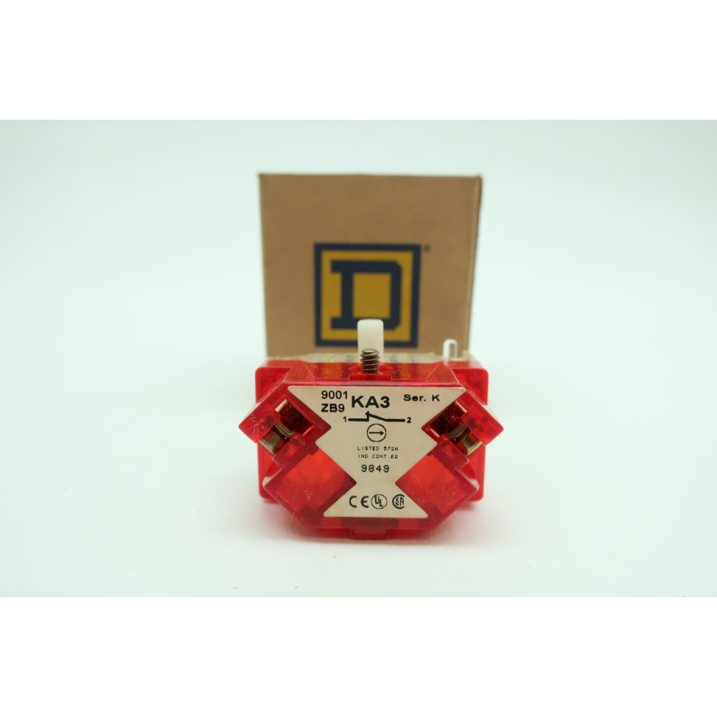 Square D 9001 KA3 Fingersafe Contact Block Ser K