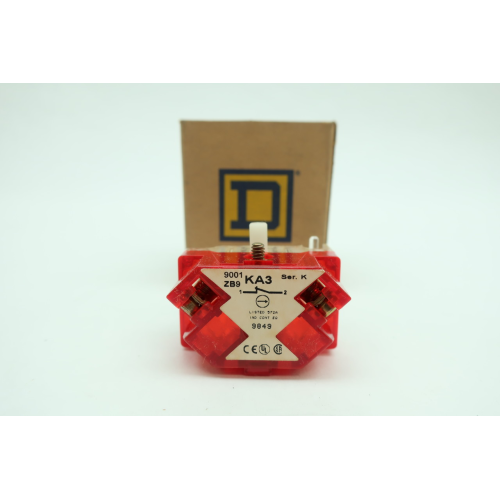 Square D 9001 KA3 Fingersafe Contact Block Ser K