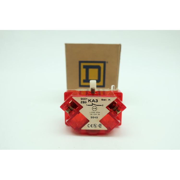 Square D 9001 KA3 Fingersafe Contact Block Ser K