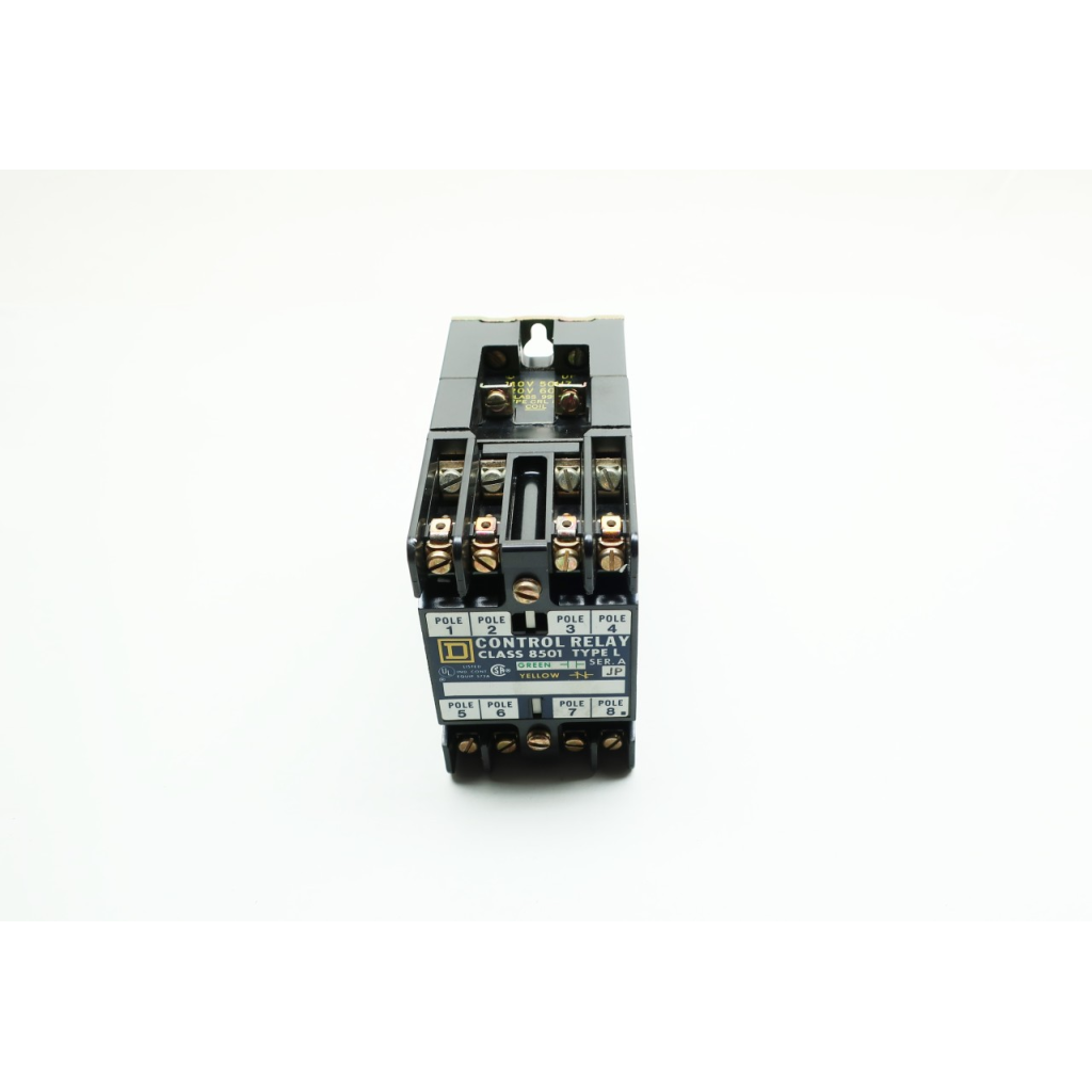 Square D 8501 L0-80 Control Relay 120v-ac Ser A