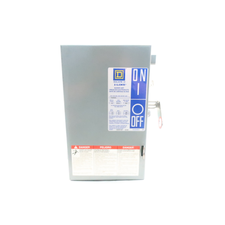 Square D PQ3606G Fusible Disconnect Switch 3p 60a Amp 600v-ac