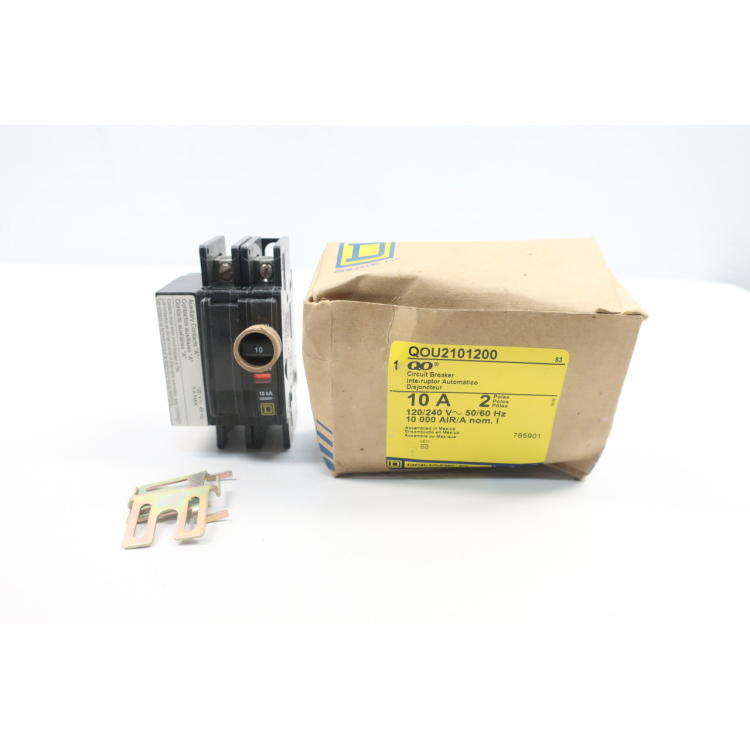 Square D QOU2101200 Molded Case Circuit Breaker 2p 10a 120/240v-ac