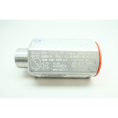 Squibb Taylor 1310A Safety Relief Valve 5367scfm 250psi 1-1/4in Npt