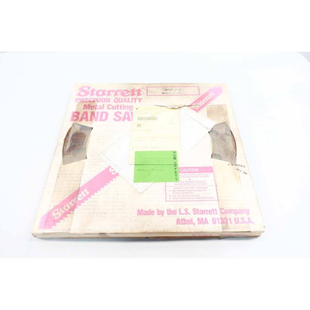 Starrett BK Wavy Edge Single Bevel Band Saw 1/2in 0.035in 100ft