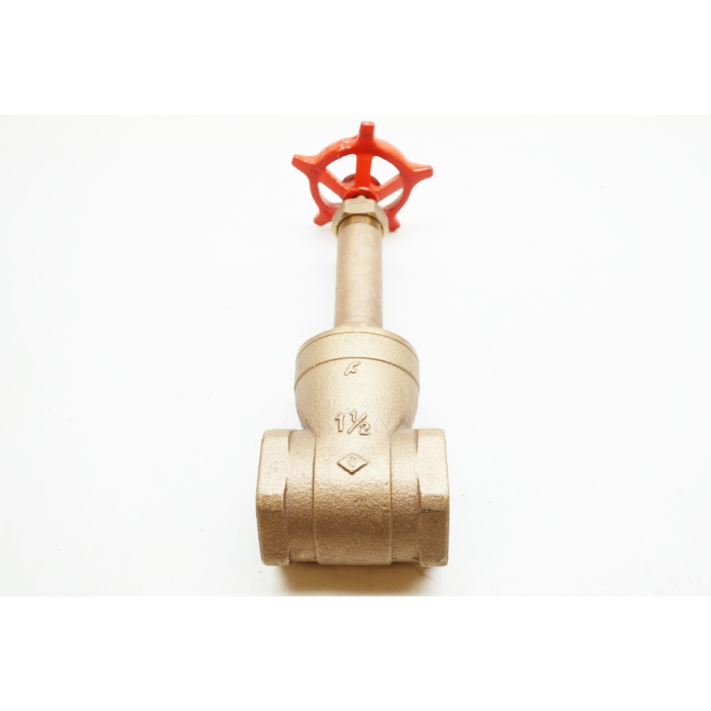 Stockham B-100C Wedge Gate Valve Manual 125 Brass Threaded 1-1/2in Npt