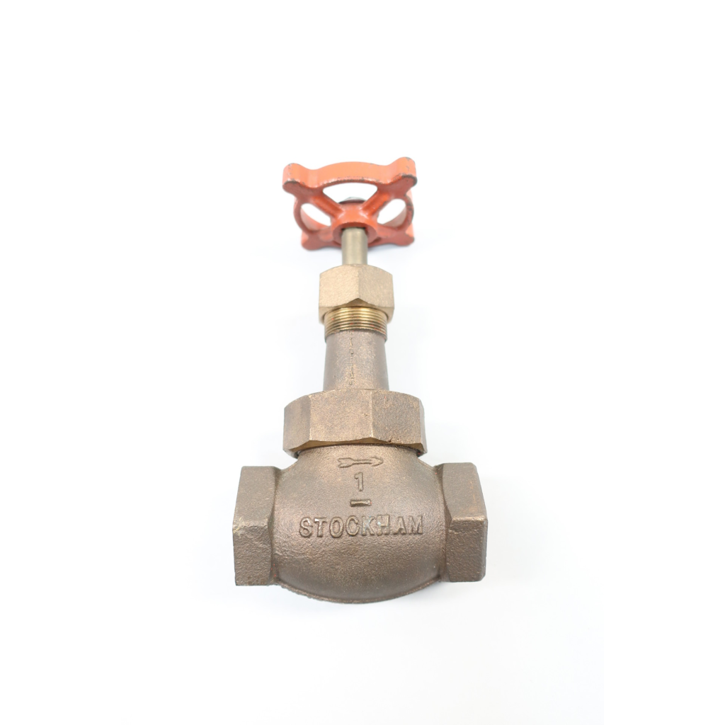 Stockham B-62 Manual Bronze Globe Valve 1in Npt