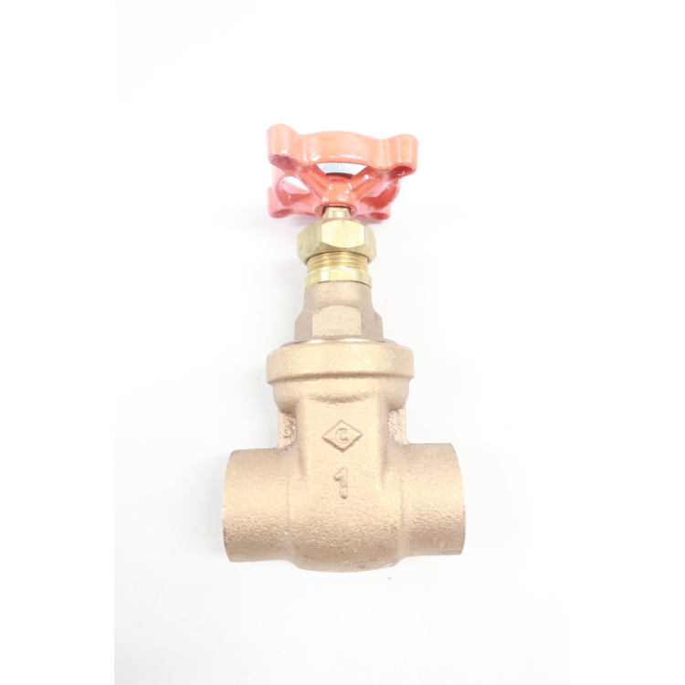 Stockham B-104 Manual Bronze Wedge Gate Valve 1in