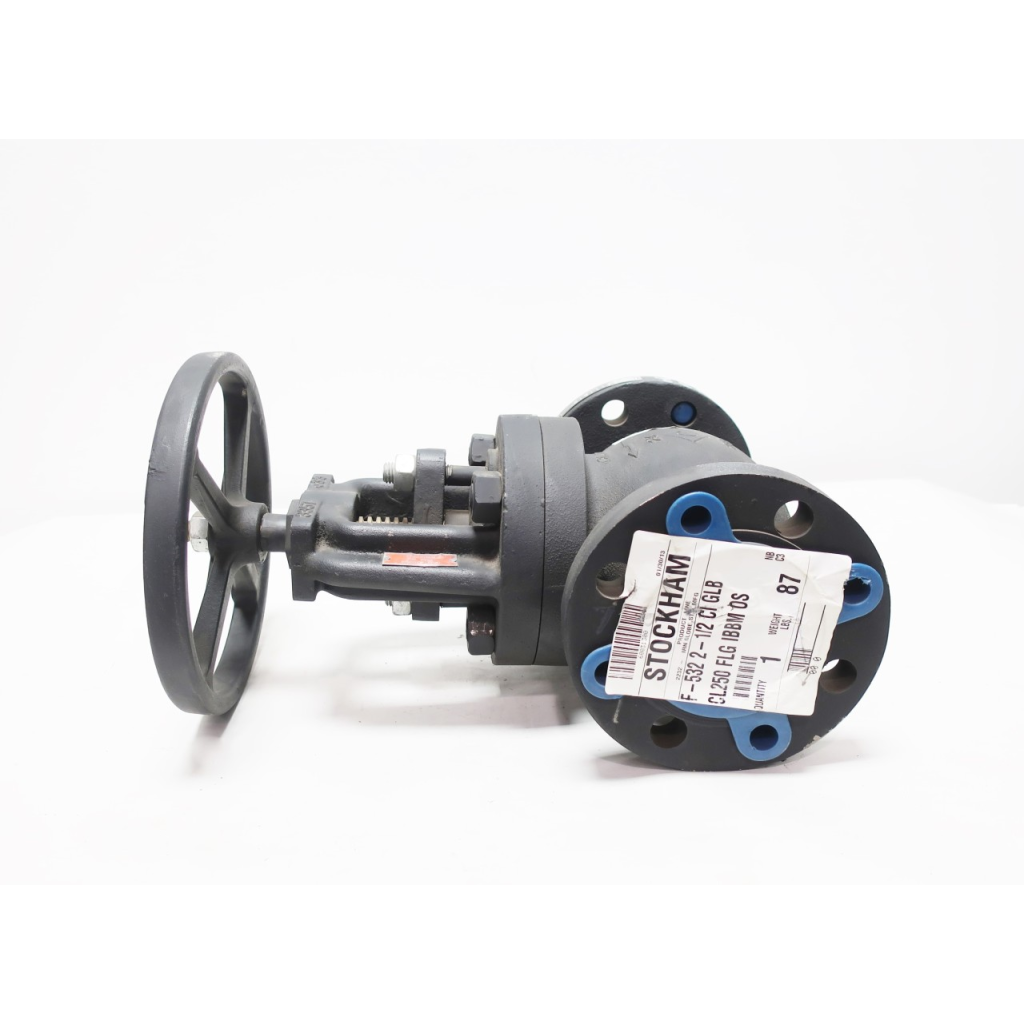 Stockham F532 Manual 250 Iron Flanged 2-1/2in Globe Valve
