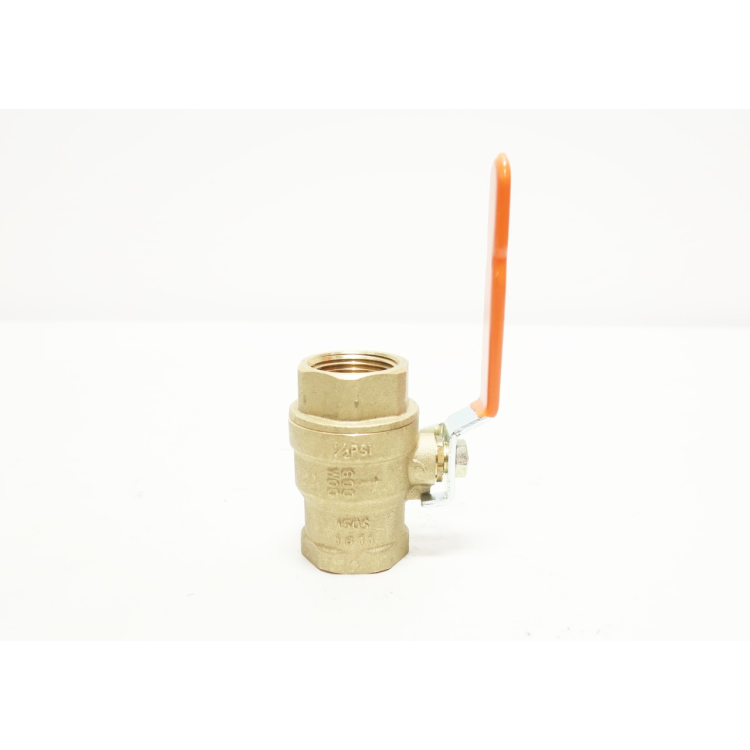 Stockham T-255-FB-P Manual 600 Brass 1in Npt Ball Valve