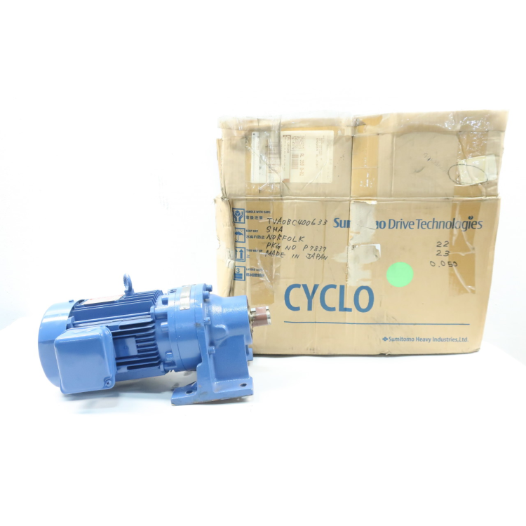 Sumitomo CNHMS05-6105-AV-71 Sm-cyclo Gearmotor 24.6rpm 3ph 1/2hp 28mm 480v-ac