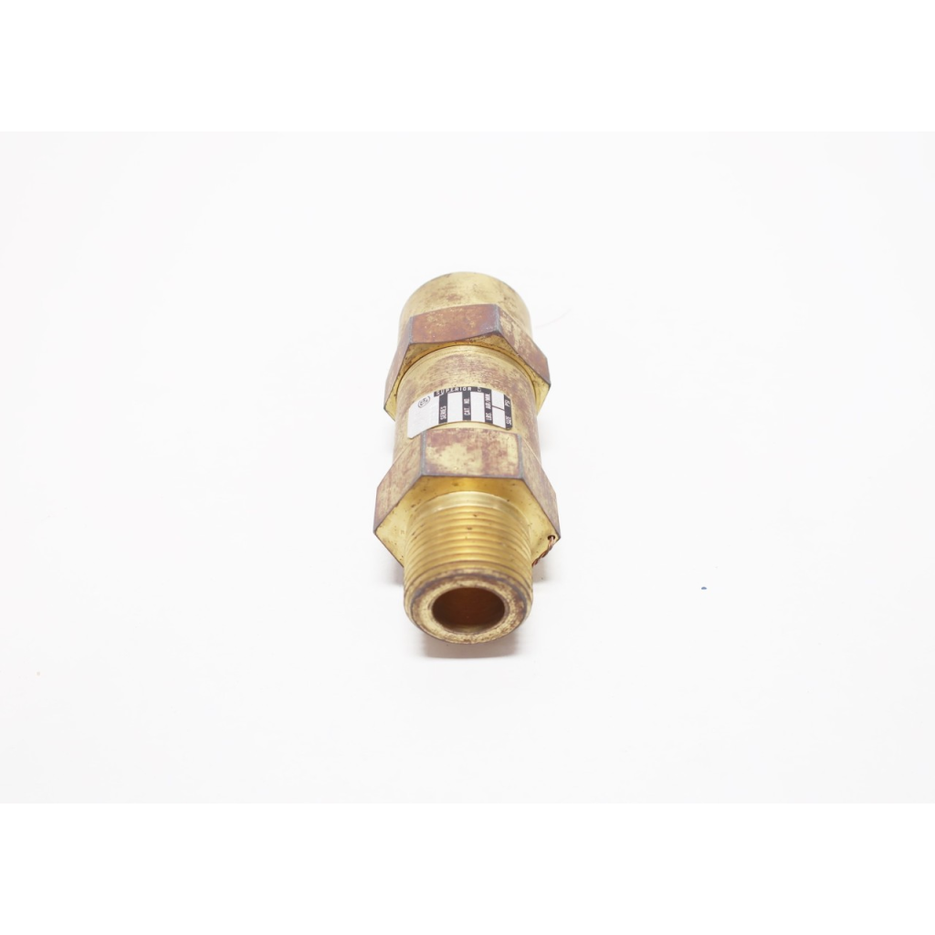 Superior 3060 68.5lb/min Air Brass 180psi 1in Npt Relief Valve