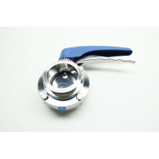 Swagelok AJC10B7625MPE Butterfly Valve Stainless Tri-clamp Sanitary 2-1/2in
