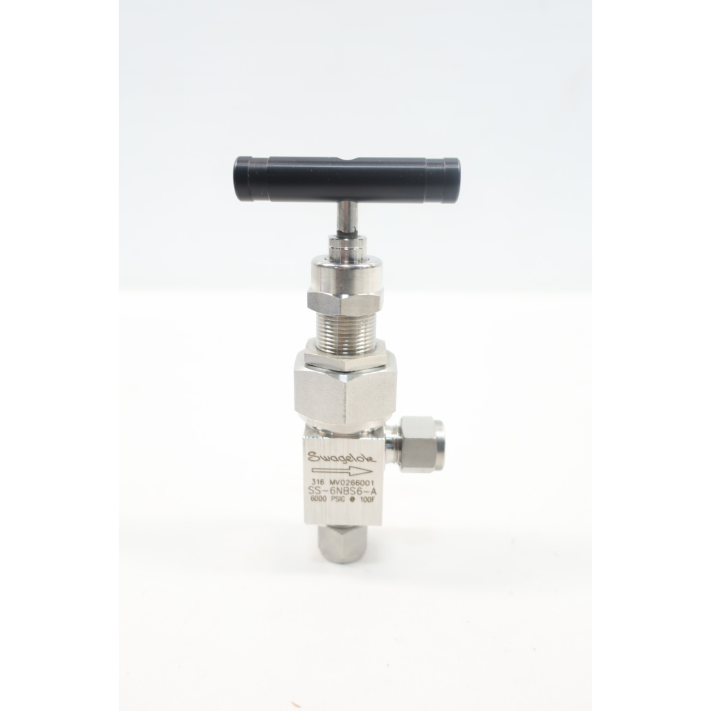 Swagelok SS-6NBS6-A Manual Stainless Needle Valve 3/8in Tube