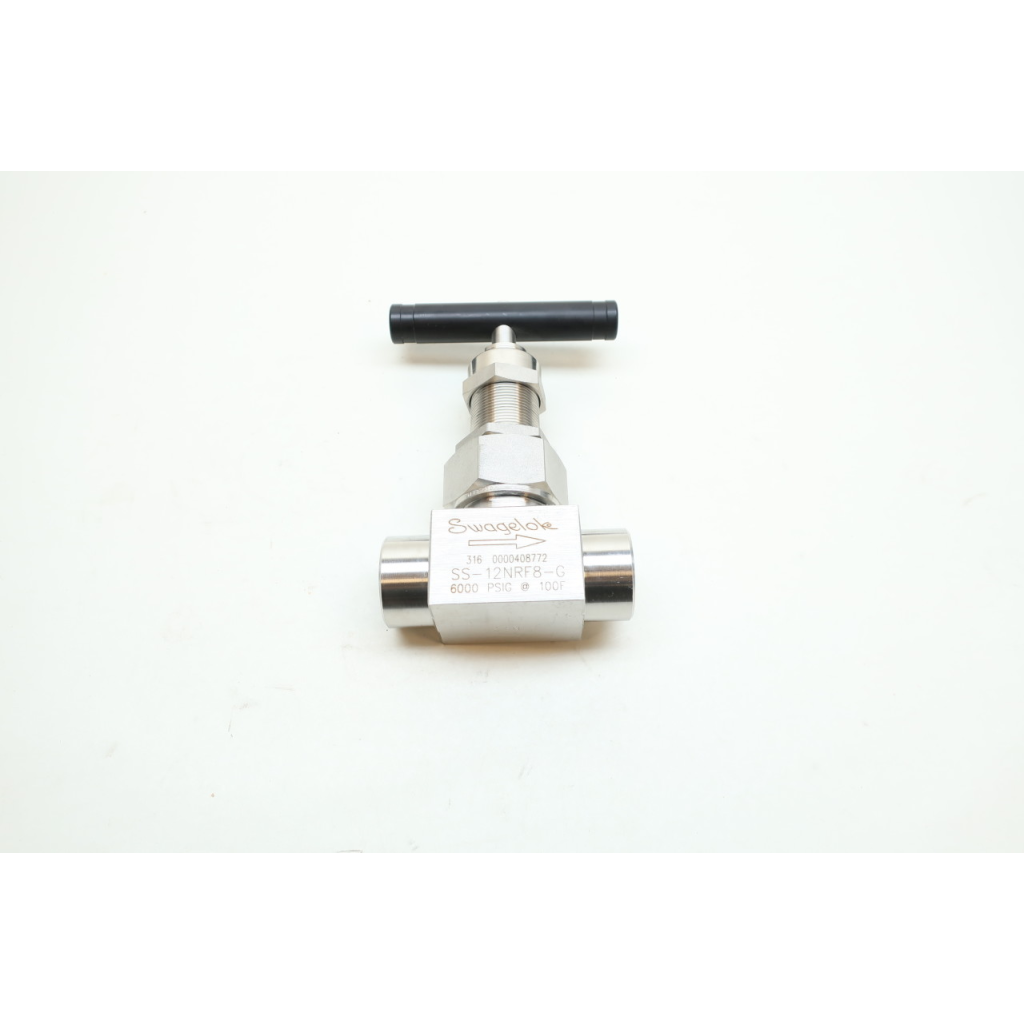 Swagelok SS-12NRF8-G Needle Valve Manual Stainless 6000psi 1/2in Npt