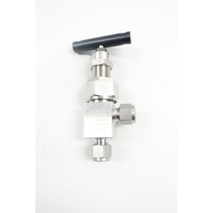 Swagelok SS-6NRS6-A-G Bonnet Manual Stainless Needle Valve 6000psi 3/8in Tube