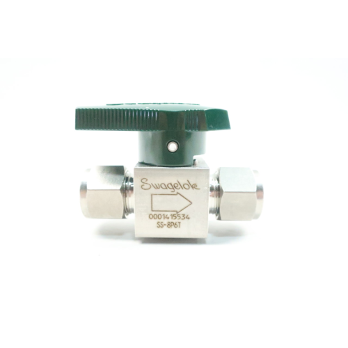 Swagelok SS-8P6T Manual Stainless Plug Valve 1/2in Tube