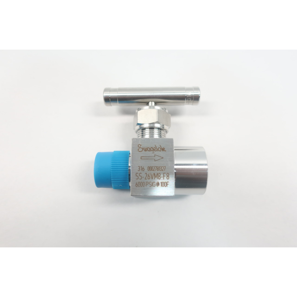 Swagelok SS-26VM8-F8 Manual Stainless Needle Valve 6000psi 1/2in Npt