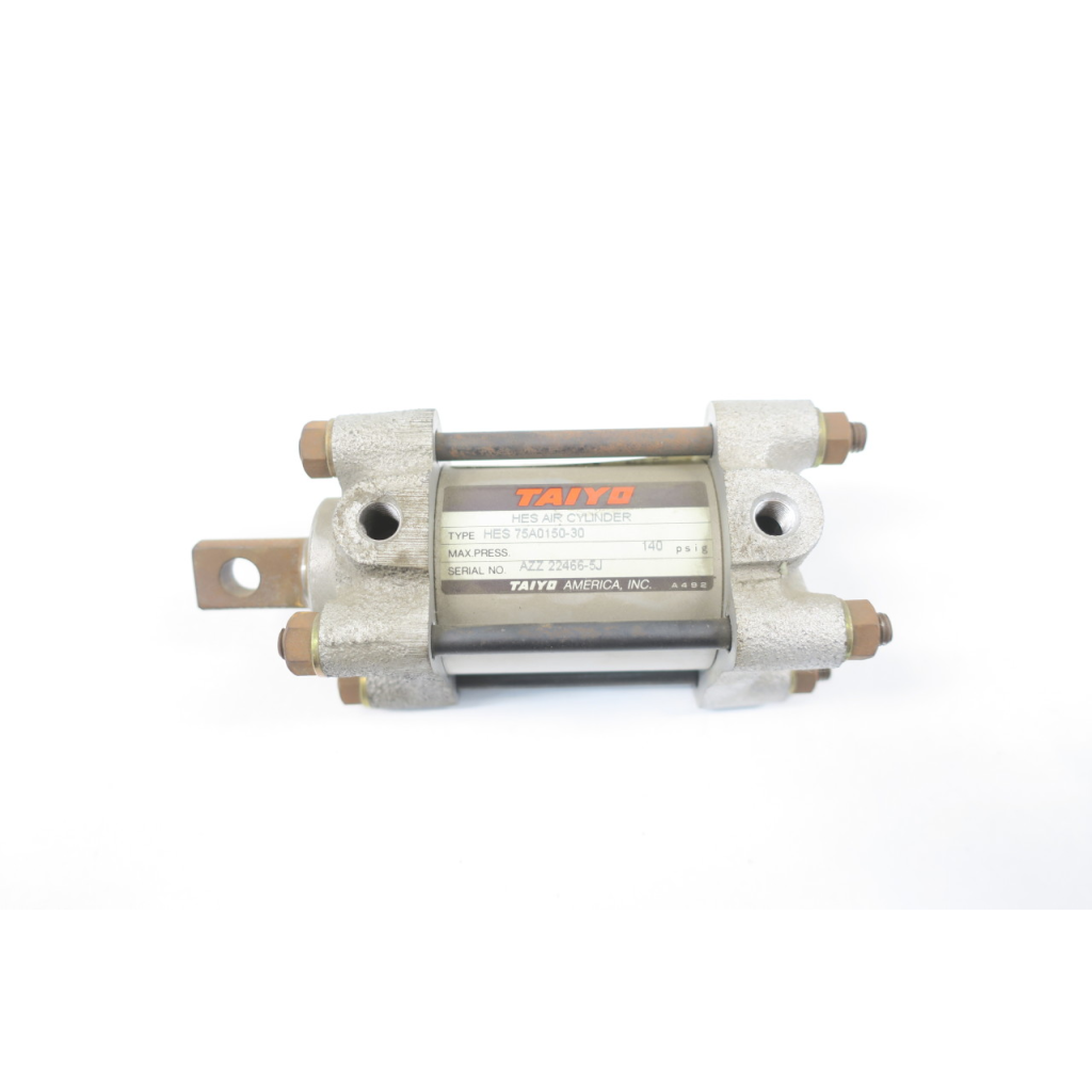 Taiyo HES 75A0150-30 140psi Double Acting Pneumatic Cylinder