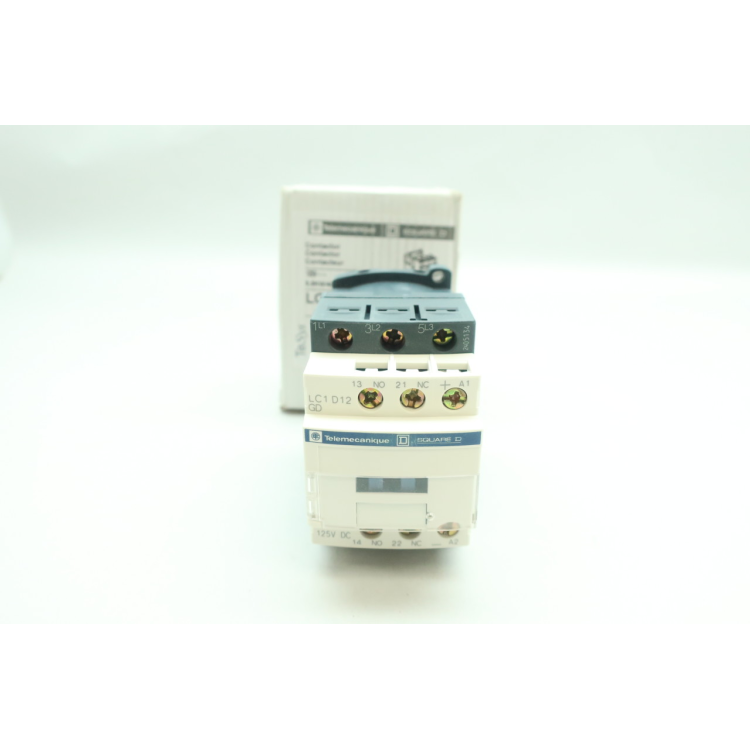 Telemecanique LC1D12GD Ac Contactor 125v-dc 25a 7-1/2hp