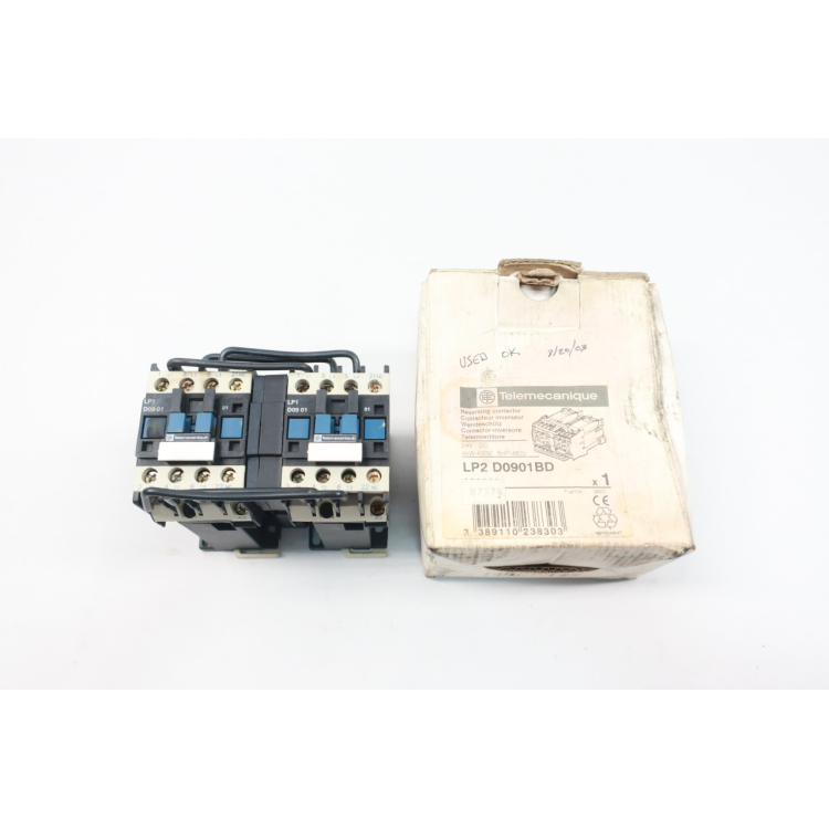 Telemecanique LP2 D0901BD Reversing Contactor 24v-dc 5hp