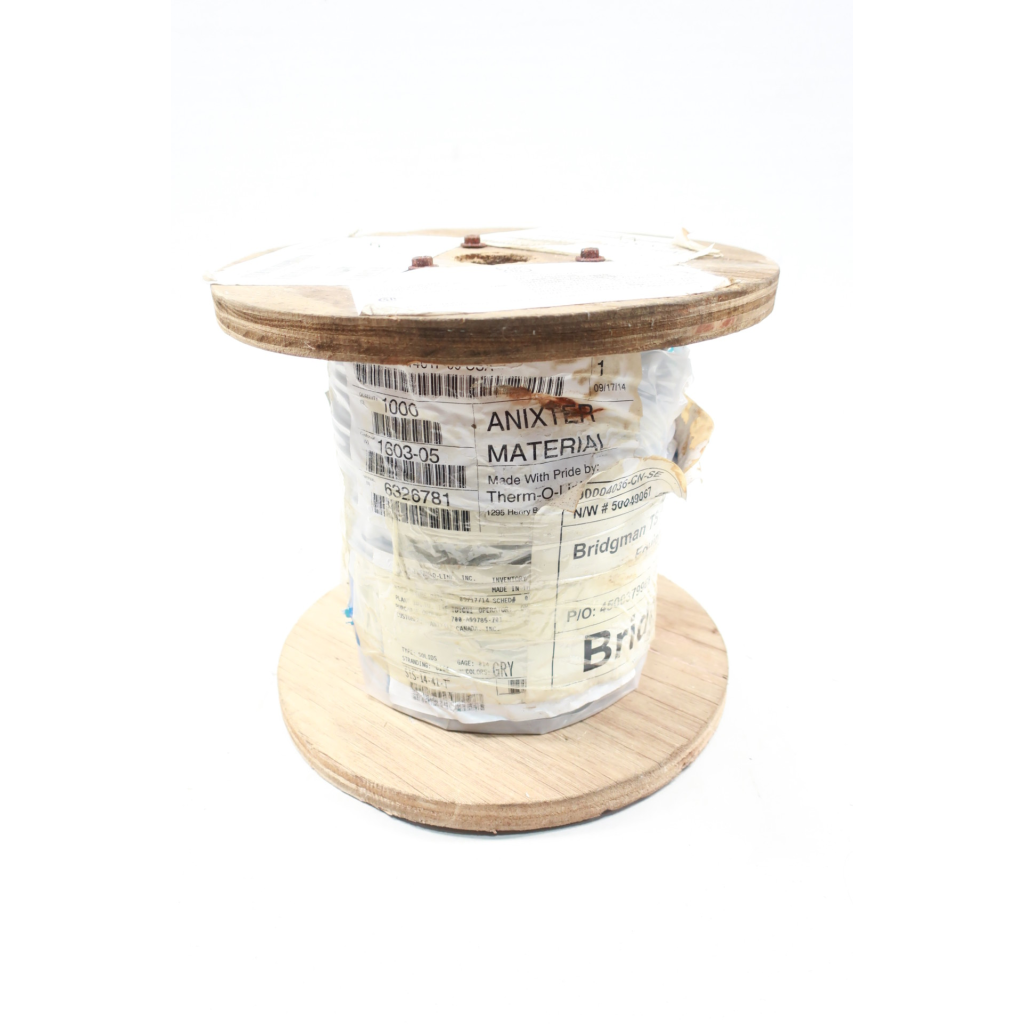 Therm-o 6KL-1401F-09-CSA Gray Wire 14awg 1000ft 600v-ac